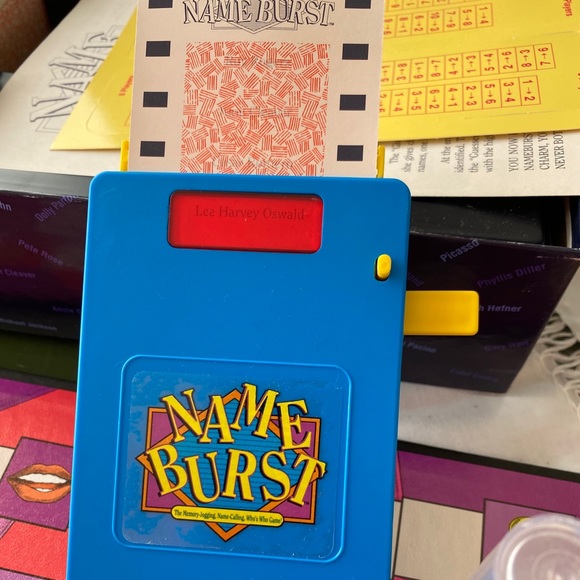 Vintage “Name 💥 Burst” Board Game from 1992 - Picture 8 of 16